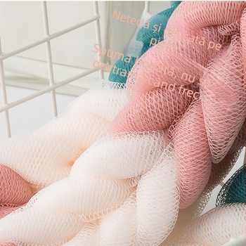 Bila de baie cu bandă pentru curățarea spatelui (material PP; Brand Private label; Personalizare disponibilă; Utilizare universală)