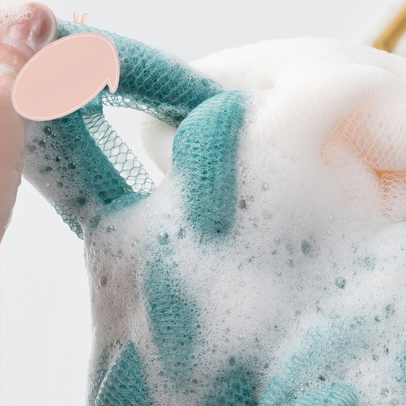 Bila de baie cu bandă pentru curățarea spatelui (material PP; Brand Private label; Personalizare disponibilă; Utilizare universală)