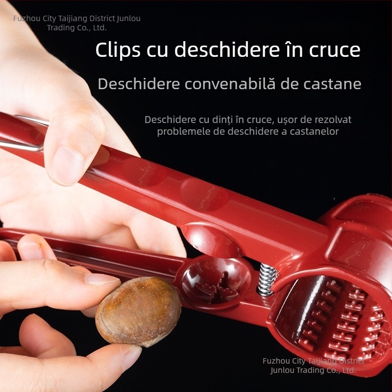 Clip sheller din aliaj de aluminiu pentru nuci și semințe – gadget de bucătărie în stil modern minimalist, imprimare logo posibilă