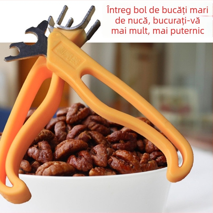 Clip din oțel inoxidabil pentru decojarea nucilor pecan și walnut, pentru uz casnic
