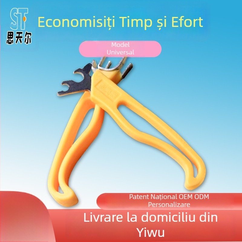 Clip din oțel inoxidabil pentru decojarea nucilor pecan și walnut, pentru uz casnic