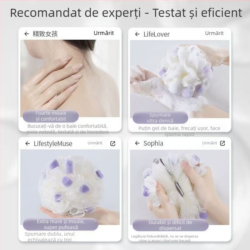 Minge de baie, material nylon; utilizare universală; procesare personalizabilă