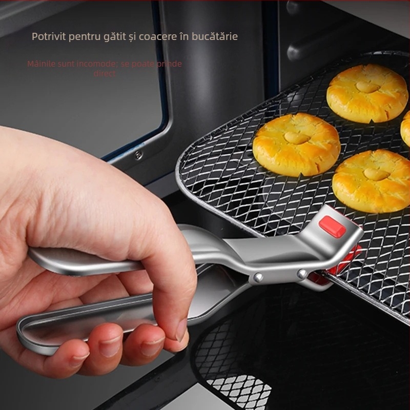 Clipuri de bol din silicon, anti-arsură, antiderapant, pentru aburi și ridicare de farfurii în bucătărie