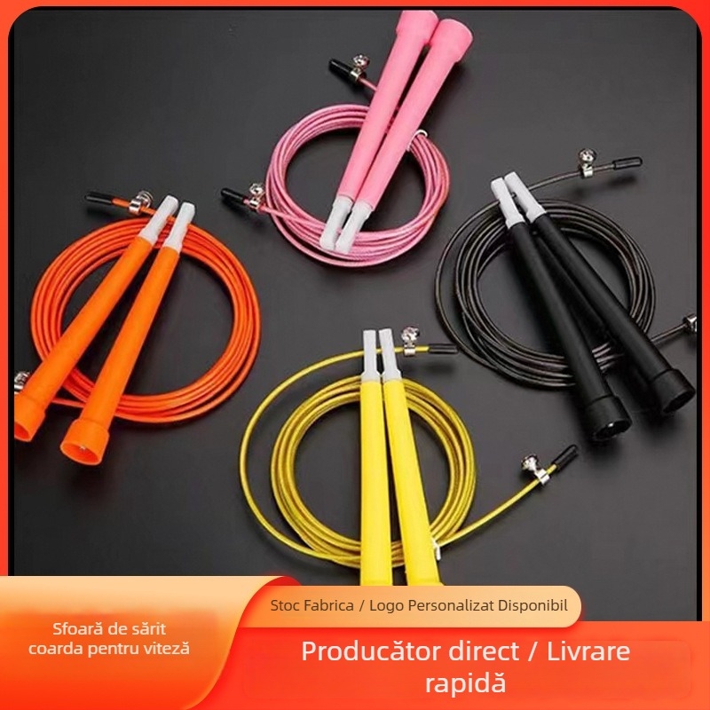 G.Y.A Coardă de Sărit – sfoară din oțel cu înveliș PVC, rulmenți dubli, pentru antrenament