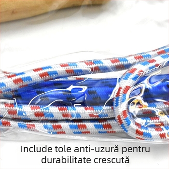 Șnur lung pentru sărituri în grup, șnur din bumbac, competiții sportive școlare, Zemeijian, Toamnă 2025