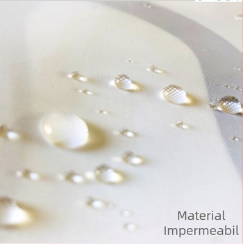 Draperie de duș din poliester cu imprimeu geometric minimalist, impermeabilă și rezistentă la mucegai, țesătură îngroșată