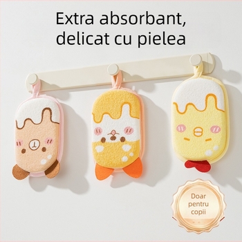Burete de baie pentru bebeluși – fibră de poliester, burete și bumbac; potrivit pentru copii; Origine Zhejiang; 200 bucăți în cutie
