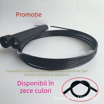 Săritură reglabilă cu fir de oțel, cu rulmenți și husă protectoare rezistentă la uzură