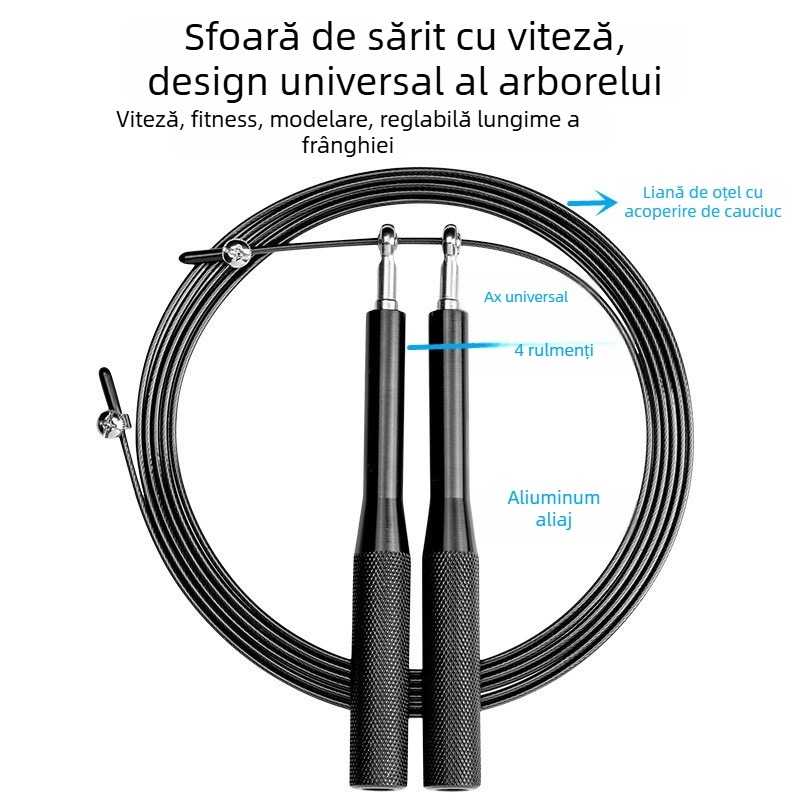 Sfoară de sărit PVC pentru adulți; nu pentru copii