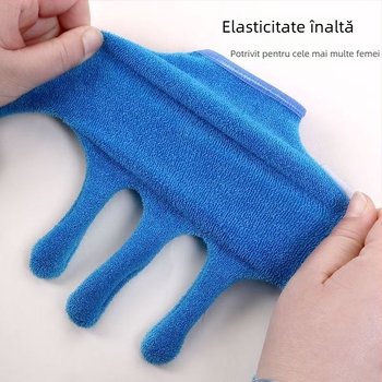 Mănuși de baie, design cu cinci degete, material fibre de mătase, origine Shandong, brand Towel Style