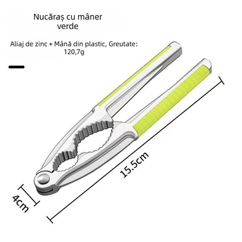 Clește pentru nuci din aliaj de zinc – instrument de spart alune și nuci de pin, cu posibilitatea imprimării siglei
