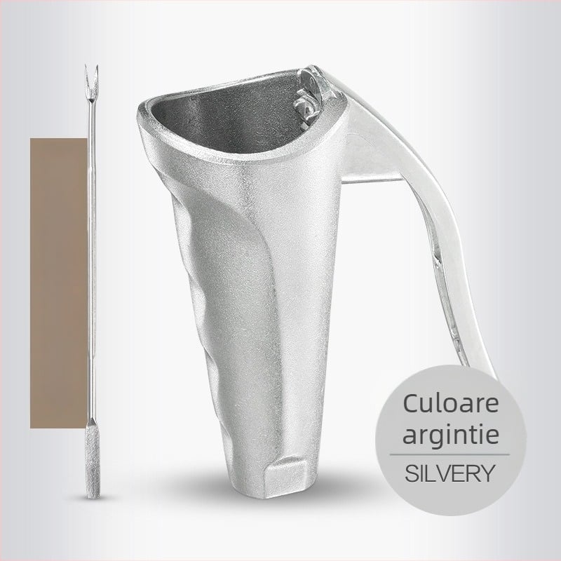 Unealtă europeană de decojit nuci cu clește din aliaj de aluminiu, formă de pâlnie, procesare personalizabilă, siglă imprimată, origine Yongkang