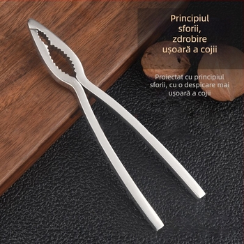 Twin Wolves Unealtă pentru decojirea nucilor – oțel inoxidabil 304, design modern minimalist, Yangjiang, vară 2021