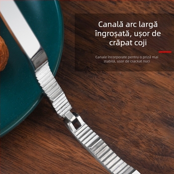 Twin Wolves Unealtă pentru decojirea nucilor – oțel inoxidabil 304, design modern minimalist, Yangjiang, vară 2021