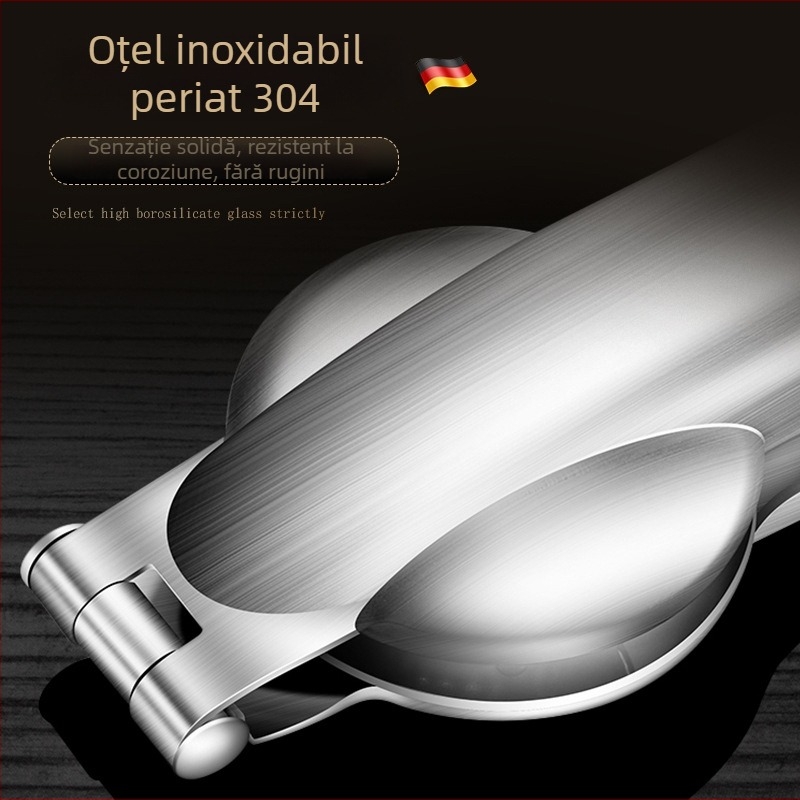 Deschizător de castane - oțel inoxidabil 304, unealtă multitasking pentru decojire/cojire castane, deschidere încrucișată, pense pentru castane, model KJT-BLJ001