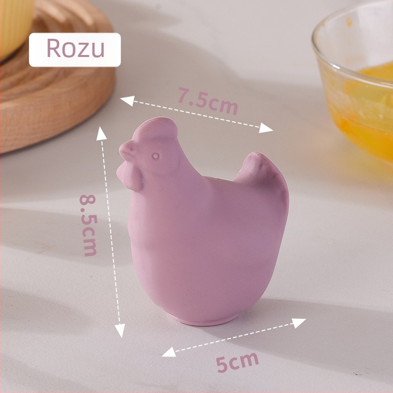 Separator de albuș din silicon — design cu pui, Kesi, fără electricitate, bucătărie casnică