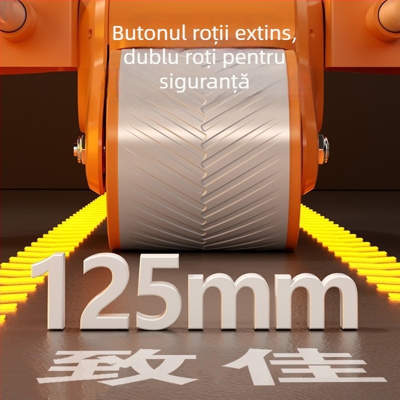 Rulou abdominal cu revenire automată, nepliabil, 1,8 kg, potrivit pentru birou, acasă și sală