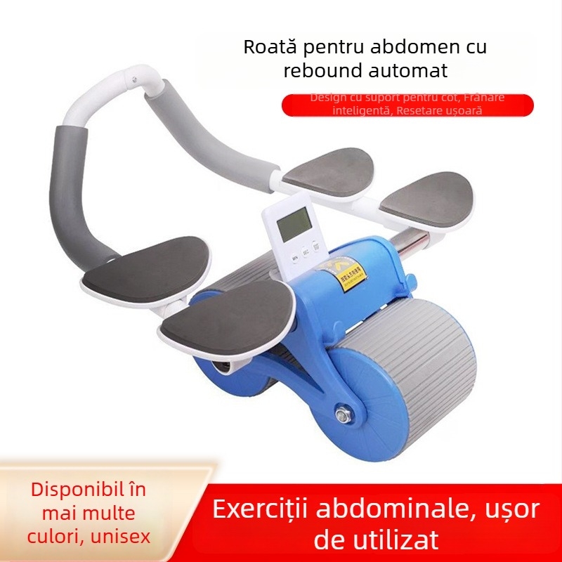 Roată abdominală – pliabilă; model ZR-818; greutate 1,2 kg; potrivită pentru birou, exterior și uz casnic