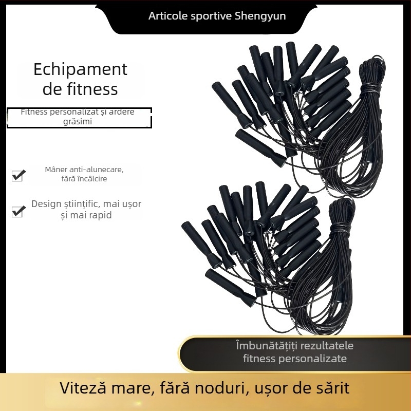 Sfoară de sărit cu PVC, personalizabilă, pentru alergare și fitness