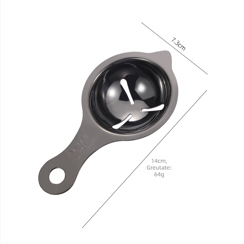 Separator ouă galbenus și albuș, oțel inoxidabil, ustensilă de bucătărie multifuncțională (Brand: Yishang Wanjia; Material: Oțel inoxidabil; Logo tipărit: Da; Personalizare procesare: Da; Etichetă privată licențiată: Da)
