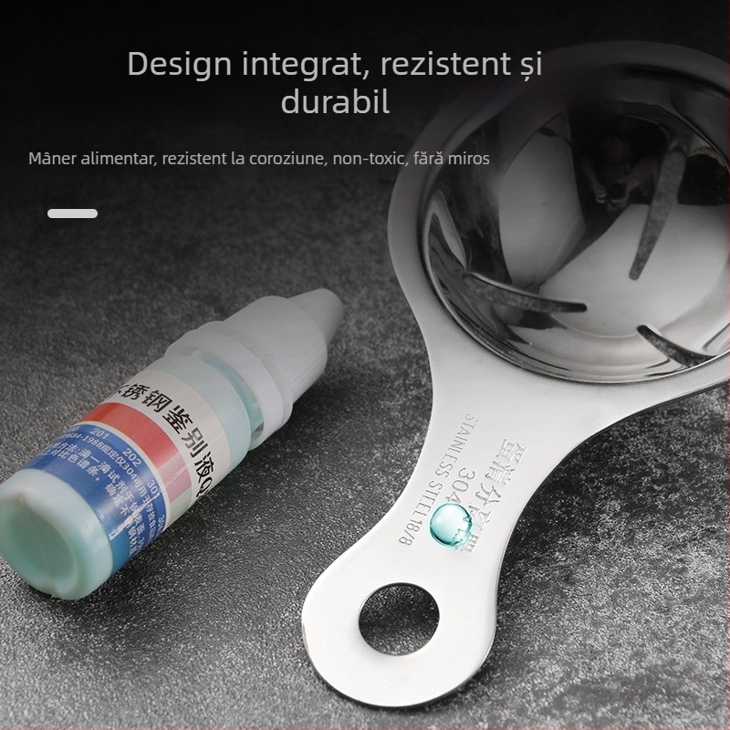 Bețișor de ouă manual din oțel inoxidabil 304 – tel de ouă și separator de albușuri