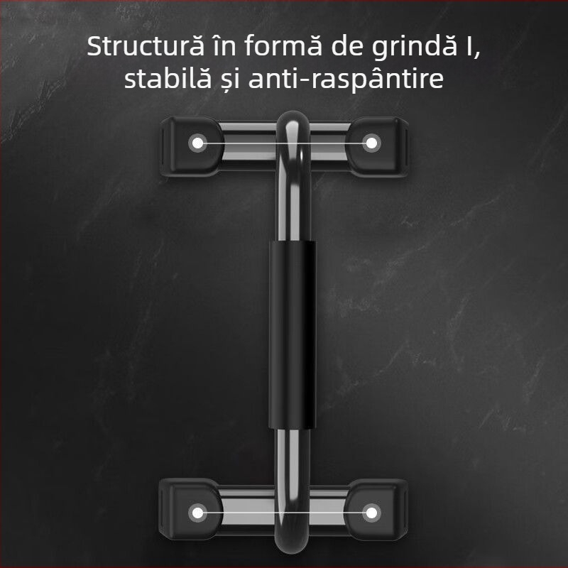 Suport pentru flotări în formă de H – model 043B, greutate 7 kg, brand Easy to hold healthy, echipament de fitness pentru birou, exterior și acasă