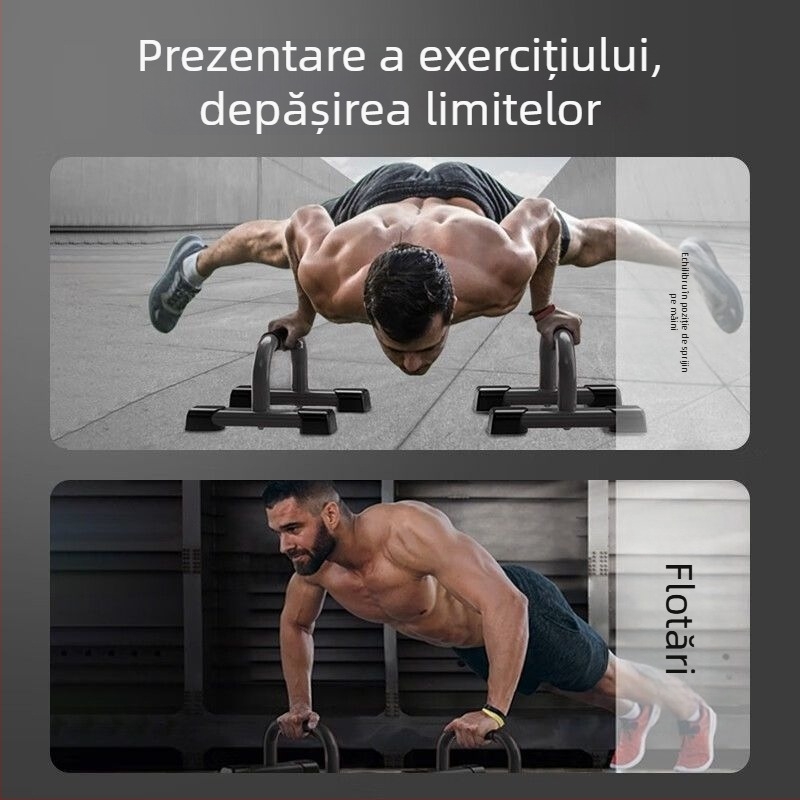 Suport pentru flotări în formă de H – model 043B, greutate 7 kg, brand Easy to hold healthy, echipament de fitness pentru birou, exterior și acasă