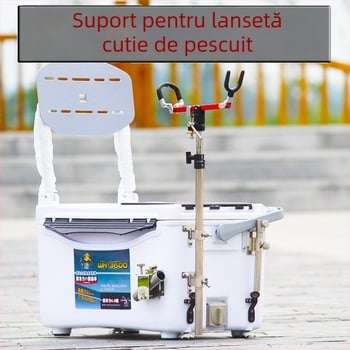 Suport pentru bețe de pescuit din oțel inoxidabil, pliabil, cu direcții multiple, pentru pescuit pe stânci, în larg și pe mal