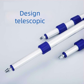 Suport triunghiular telescopic din aliaj de aluminiu pentru pescuit la mare