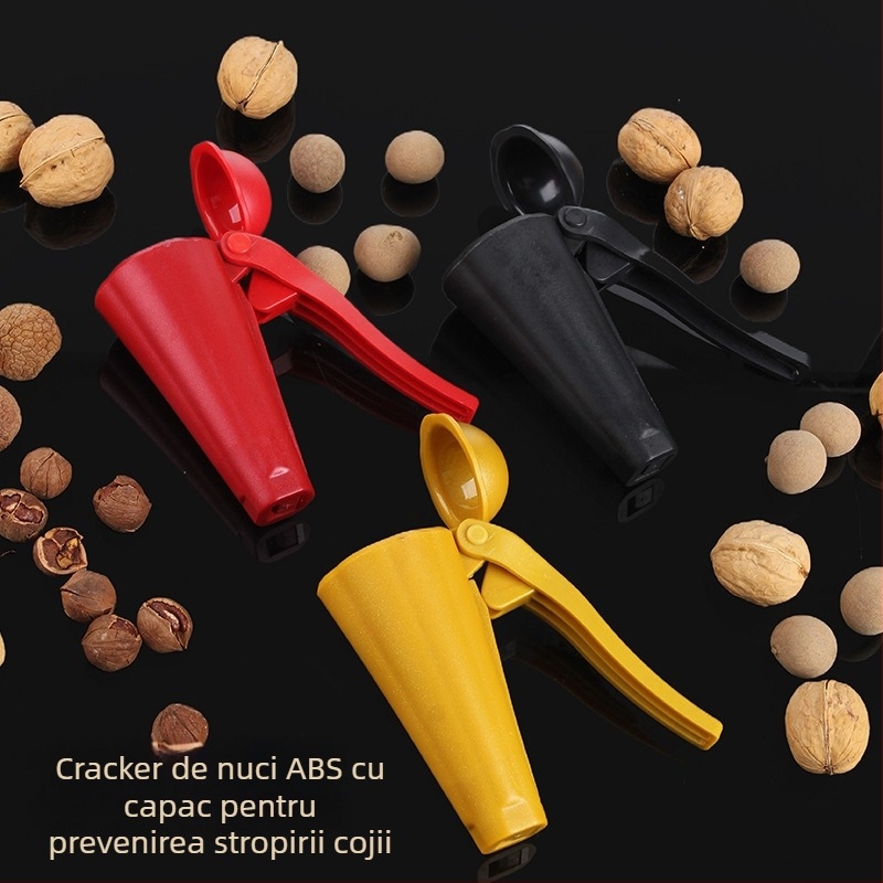 Unealtă multifuncțională de decojire a nucilor — clește cu formă de pâlnie pentru nuci și alune; plastic dur ABS+PP; prelucrare personalizabilă; logo tipărit