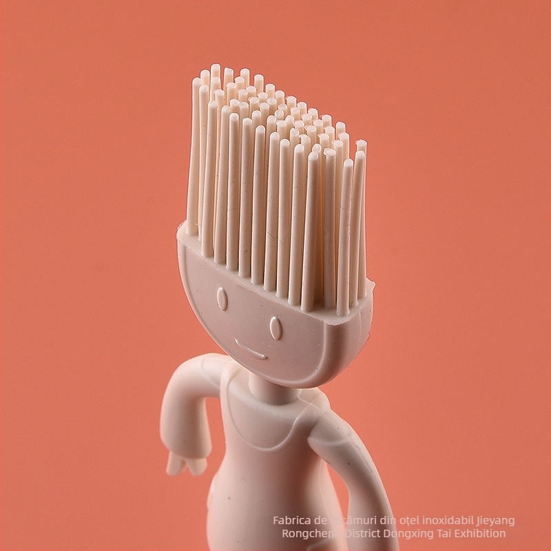 TAIZHAN Set de ustensile din silicon pentru copt – Spatula din silicon, tel, pensulă pentru ulei și separator de albușuri – Design modern și simplu