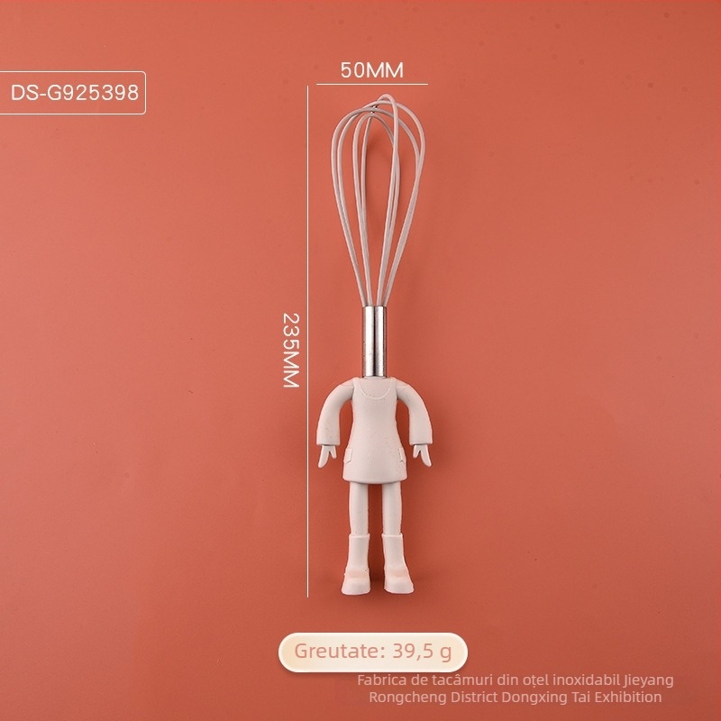 TAIZHAN Set de ustensile din silicon pentru copt – Spatula din silicon, tel, pensulă pentru ulei și separator de albușuri – Design modern și simplu