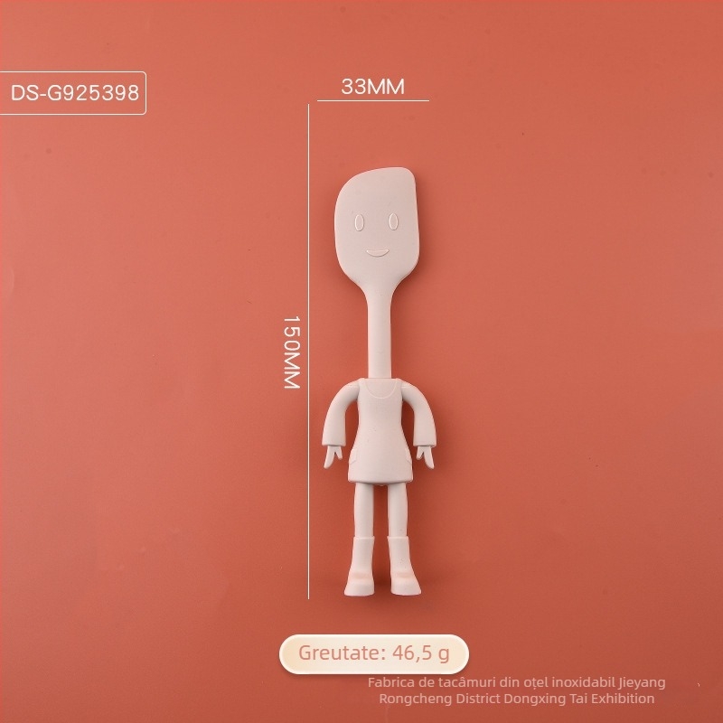 TAIZHAN Set de ustensile din silicon pentru copt – Spatula din silicon, tel, pensulă pentru ulei și separator de albușuri – Design modern și simplu
