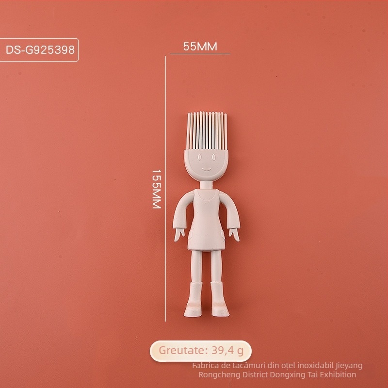 TAIZHAN Set de ustensile din silicon pentru copt – Spatula din silicon, tel, pensulă pentru ulei și separator de albușuri – Design modern și simplu
