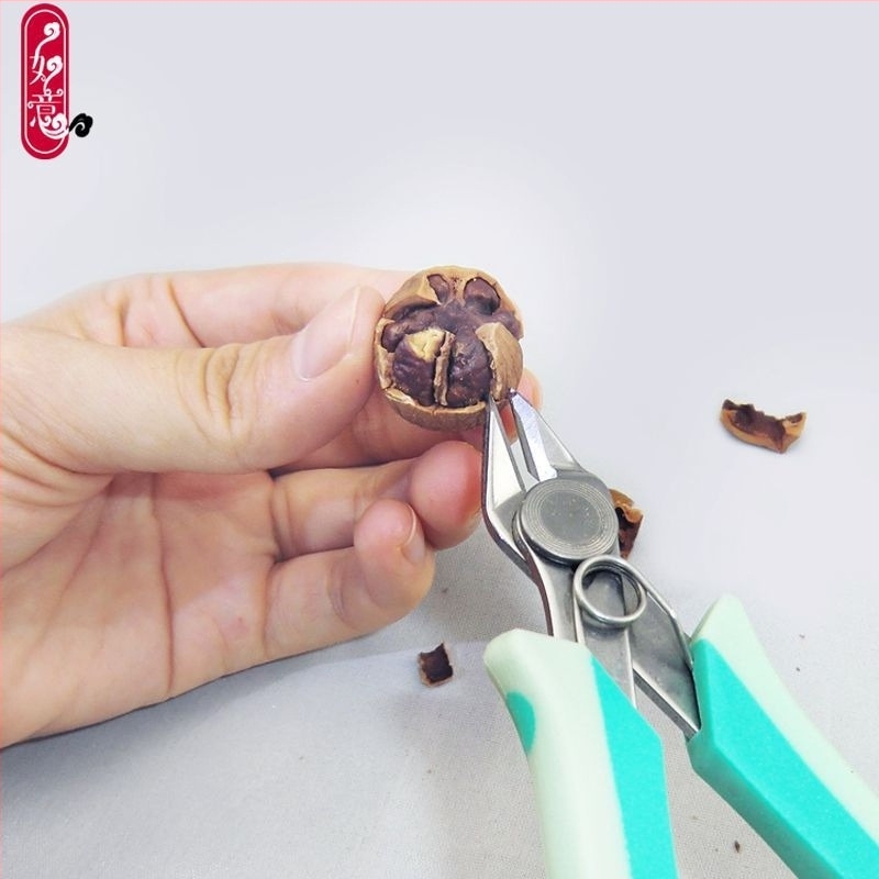 Clește din oțel inoxidabil pentru nuci, cu clemă pentru decojire a coji (Brand: Other; Material: Oțel inoxidabil; Import: Nu; Lansare: Vara 2021)