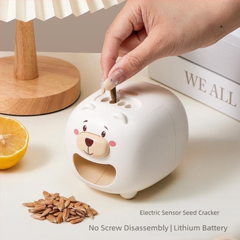 Mașină automată de decojit semințe de floarea soarelui în formă de urs, cu posibilitatea imprimării logo-ului (Marcă: Altă; Lansare: Primăvara 2017; Material: Alt; Stil: Simplitate modernă; Imprimare logo: Da)