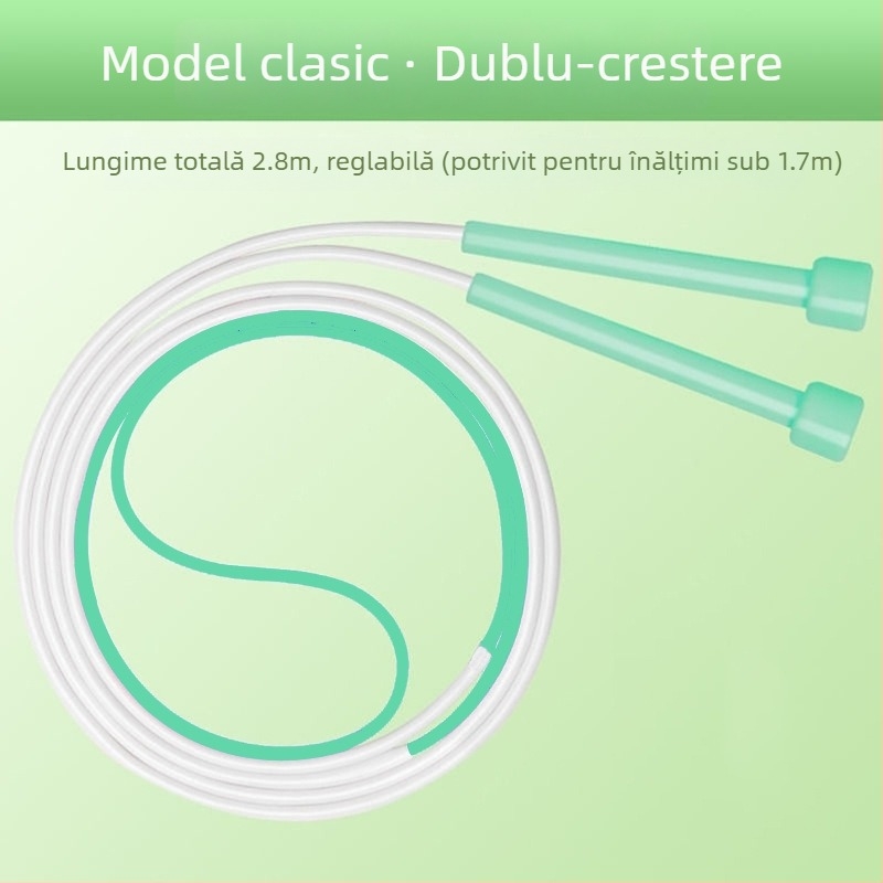 Winged Bird PVC coardă pentru sărituri – 2.8, reglabilă în două trepte pentru copii, echipament de fitness