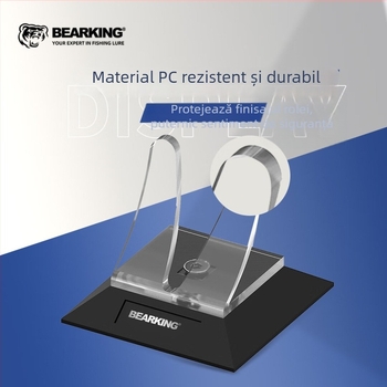 Raft de afișaj Bearking pentru mulinete, construcție din PC, suport de afișare pentru mulinete învârtitoare