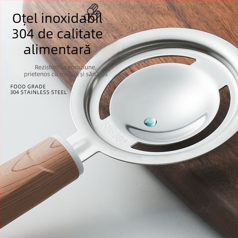 Set separator de ouă din oțel inoxidabil 304, cu cană de măsurare, sită filtrantă și strecurătoare (manual)