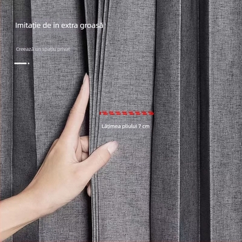 Draperie de duș pliabilă cu separator magnetic invizibil, impermeabilă, culoare solidă, îngroșată, anti-mucegai pentru baie