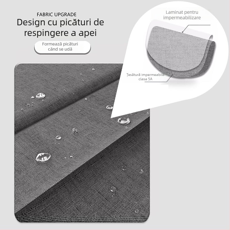 Draperie de duș pliabilă cu separator magnetic invizibil, impermeabilă, culoare solidă, îngroșată, anti-mucegai pentru baie