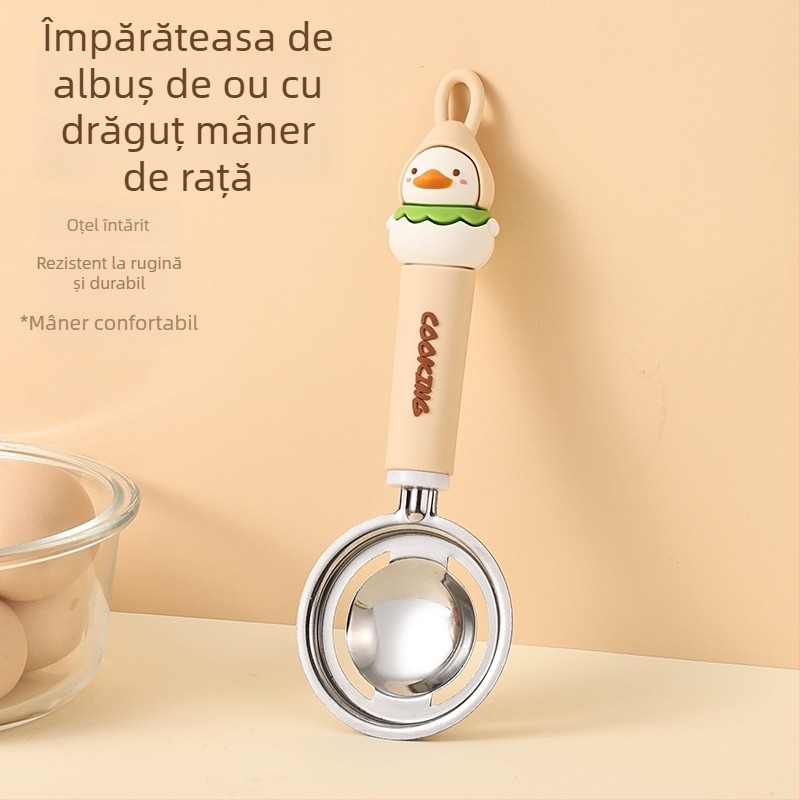 Set din oțel inoxidabil pentru cofetărie cu sită pentru făină, strecurător, sită filtrantă, tel pentru ouă și separator de albușuri; imprimare logo disponibilă; ideal cadou; manual