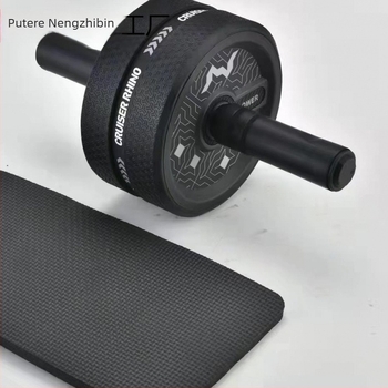 Rulou pentru abdomen cu două roți – fără recul, silențios, nu se pliază, pentru uz casnic