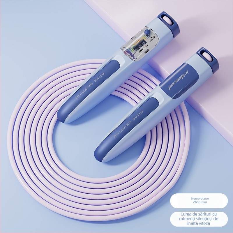 Coardă pentru sărituri ABS, cu viteză mare, rulmenți silențioși, numărător, specificație 3.0 – potrivită pentru alergare și fitness