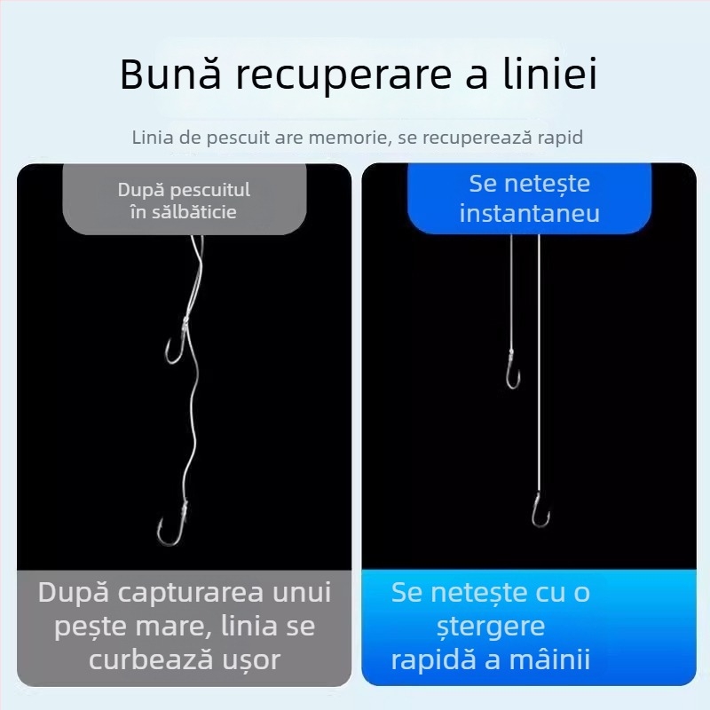 Linie principală din nylon pentru pescuit, cu linie de leader, etichetă privată licențiată