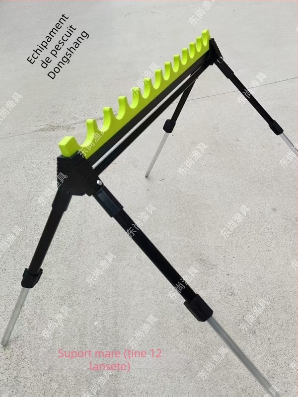 Suport telescopic pentru undițe din aliaj de aluminiu, pentru mai multe undițe