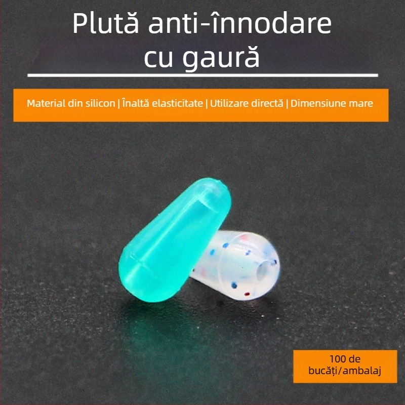 Remark mărgele din silicon cu gaură, anti-încâlcire – accesorii pescuit