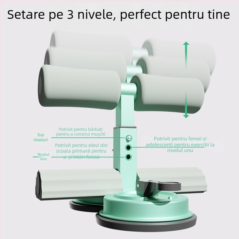 Zuodu Ajutor pentru sit-up cu ventuză internă, pentru uz casnic, 0.9 kg