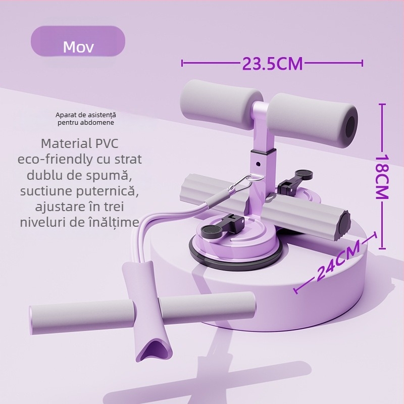 Zuodu Ajutor pentru sit-up cu ventuză internă, pentru uz casnic, 0.9 kg