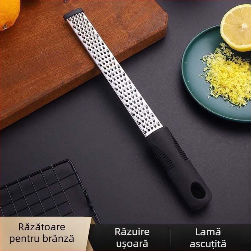 Răzătoare de brânză din oțel inoxidabil și zestier de lămâie – unealtă de bucătărie multifuncțională, posibilitatea imprimării logo-ului